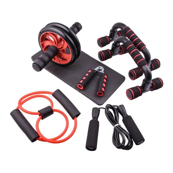 Home Gym Starter Pack With Multiple Fitness Tools For Full Body Training Sessions