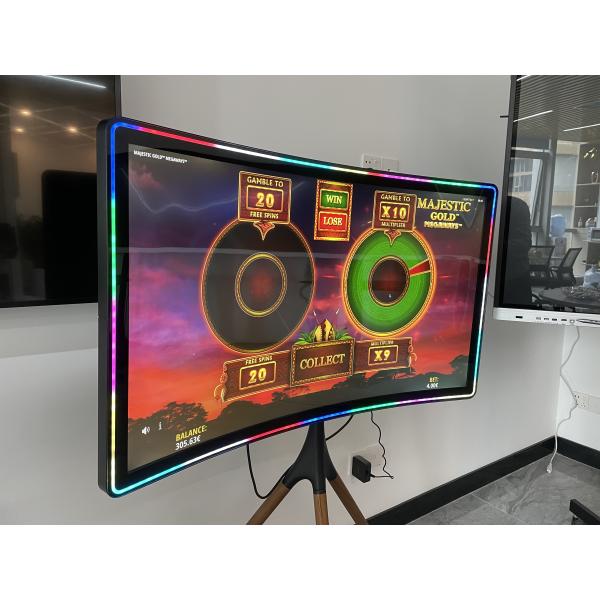 промышленным касание экрана касания 32inch изогнутое монитором емкостное окружило прокладку СИД