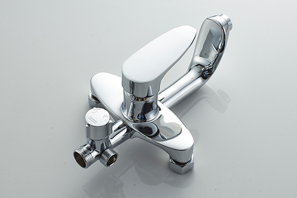 Wall Mounted Bathtub Shower Fixtures , Shower Bath Set ROVATE With Metered Faucets