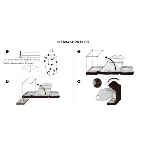 Big Size Stand Personal Full Body Portable Steam Sauna For Home Relaxation