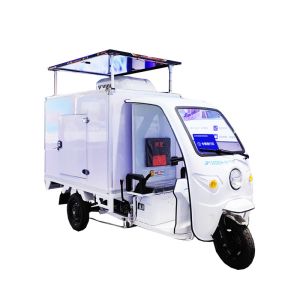 1000W Solar Cargo Electric Tricycle Refrigeration 206 Hatchback 40KM-60KM