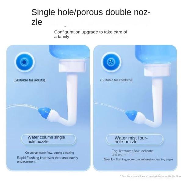 Safe and Gentle Nasal Cleaner for Children's Nasal Health 500ml 30 packs-3