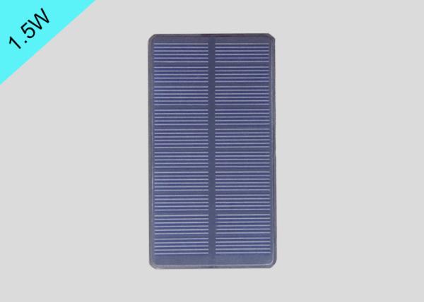 Frosted PET Front Cover Monocrystalline Solar Module Outdoor 5v 1.5w Long Lifespan