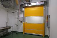 Fenêtre en PVC transparent Portes aériennes à grande vitesse Jaune Rouge Gris