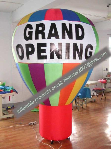 cheap inflatable ground balloon,advertising inflatable balloon,rooftop advertising balloon with LOGO and banner