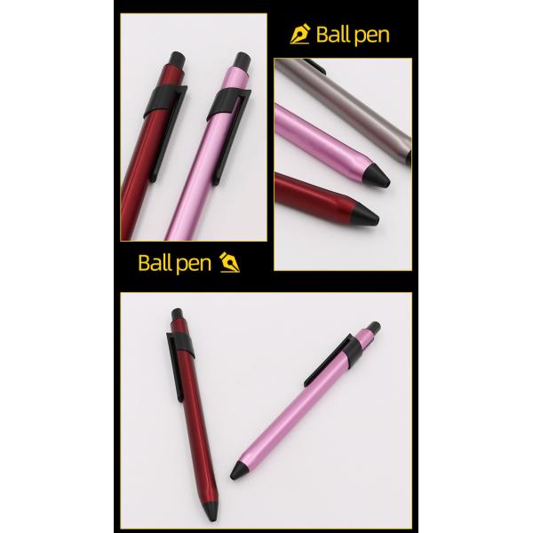 Business Metal Ball Pen 1.0mm Hotel Office Press Signature Pen Custom Logo