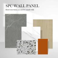 Panneau mural SPC feuille de marbre salle de bain douche étanche et ignifuge