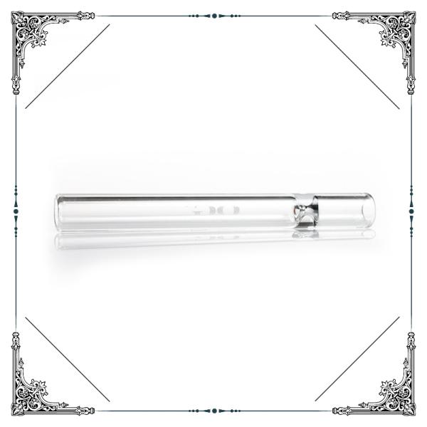 4 Inches Glass Chillums For Smoking Pipes Thick TubeClear Pipe