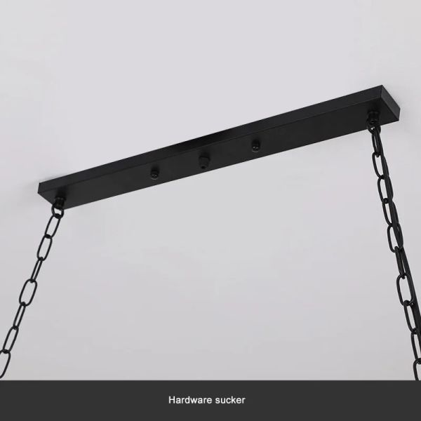 Creative Industrial Style Restaurant Living Room Pendant Light Vintage Solid Wood Chandelier (WH-VP-322)