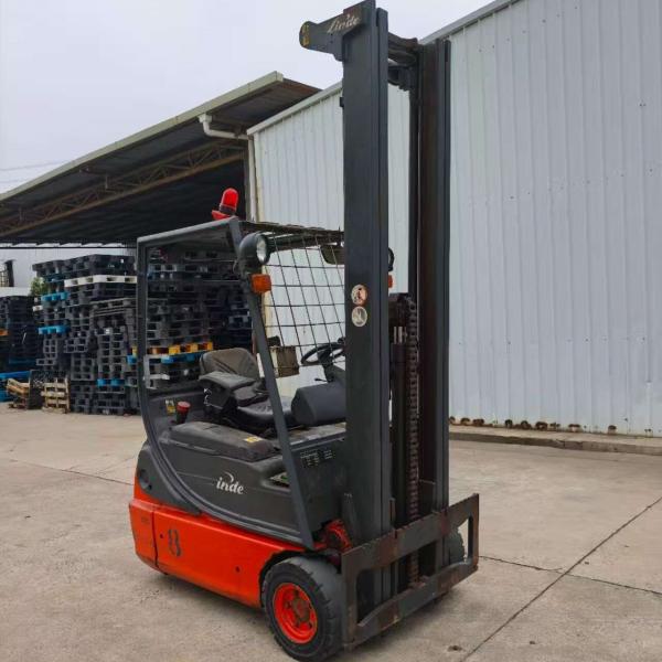 Used Linde 1.6-Ton Electric Forklift 6-Meter Lifting for Seamless Pallet Management in Logistics Hubs