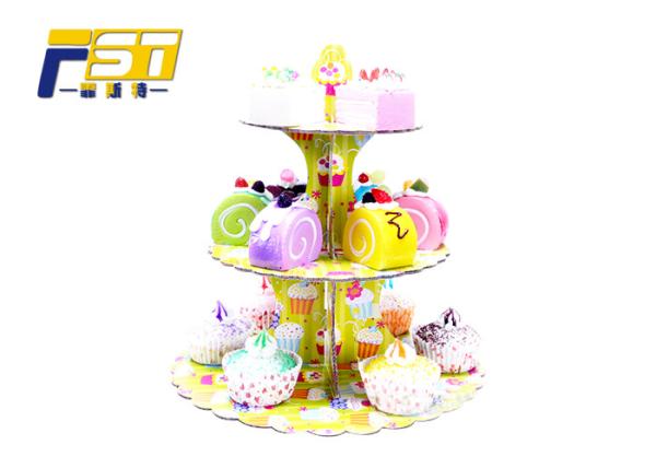 Superb Appearance Cardboard Wedding Cake Stand With High Load - Bearing Capacity