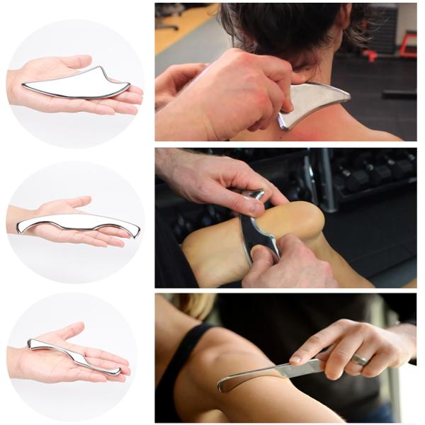 Class I Stainless Steel IASTM Tools for Deep Tissue Muscle Massage and Fascia Recovery