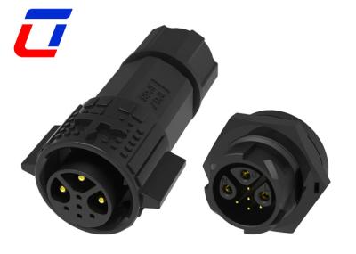 Conectores de LED à prova d'água de 8 pines de nylon de fechadura rápida 12V 3+5 pines de homem para mulher