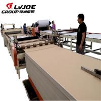 Máquina totalmente automático da placa de gesso do filme do Pvc ou da laminação das telhas do teto