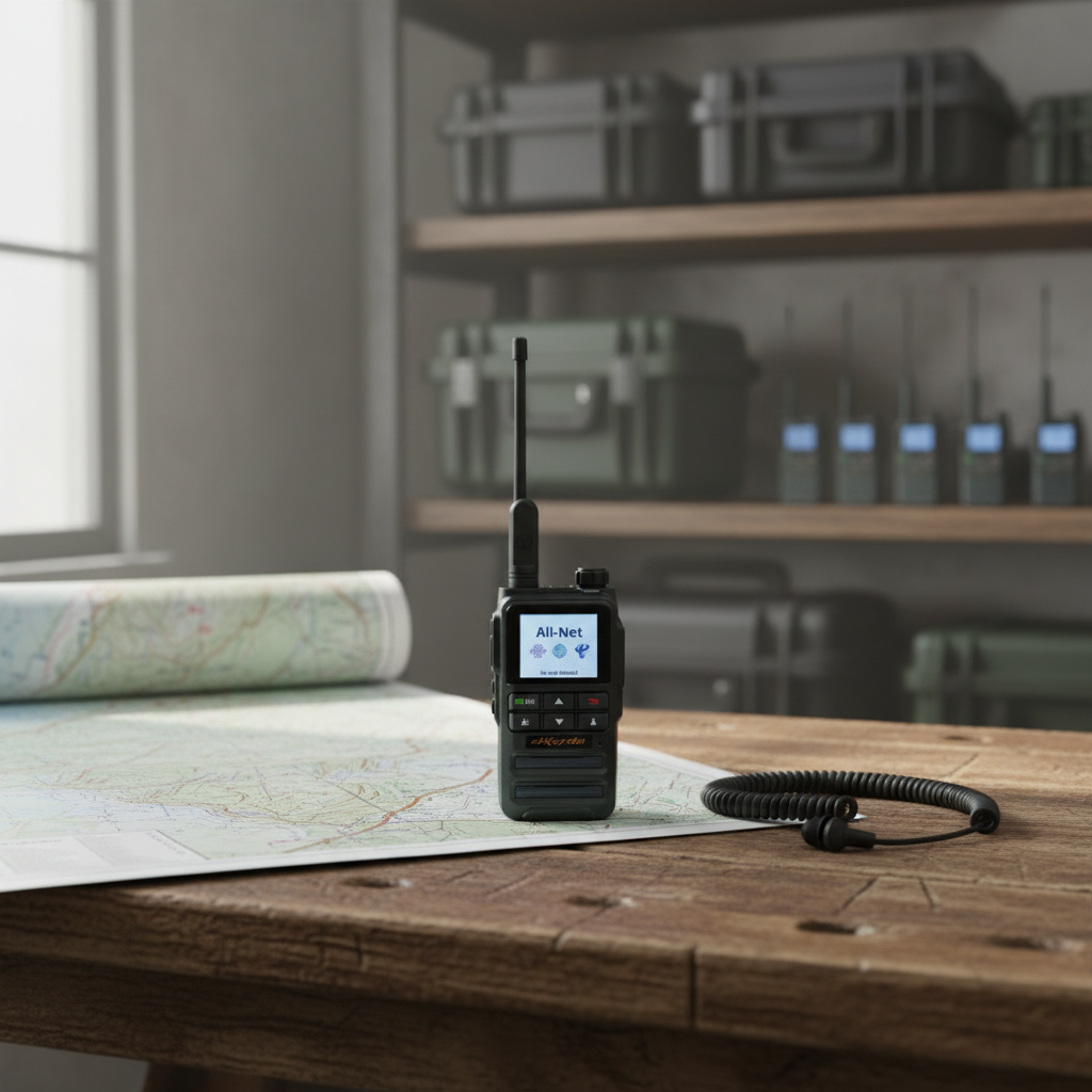 Chierda CD-A7 PLUS 4G POC Two Way Radio with 1500-2000mAh Battery and >50km Range for Fleet Logistics