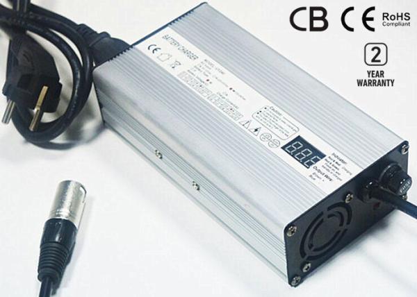 36 Volt Black Silver Golf Cart Battery Charger Club Car Intelligent 4 Steps Charging
