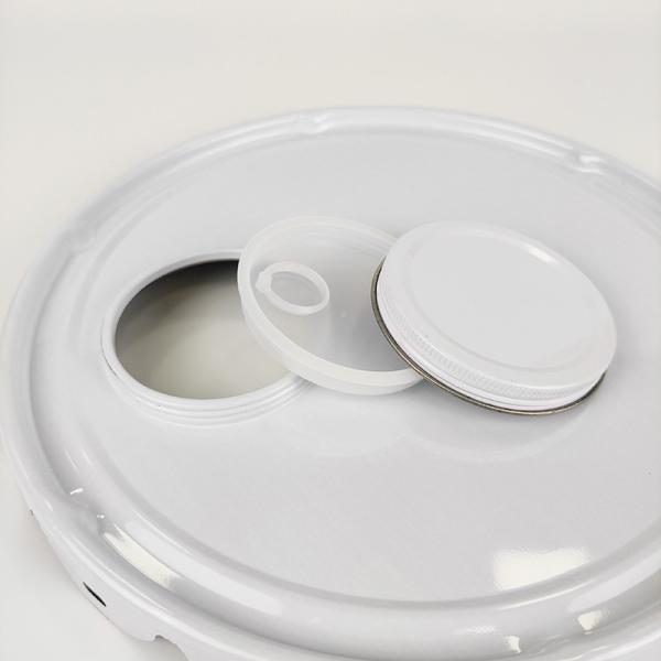 Accessoires en fer blanc personnalisés 0,30 mm Couvercles de sac en métal avec tuyaux en PVC Machine d'estampage automatique