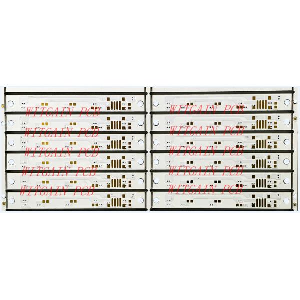 White Aluminum PCB Board / LED Car Aluminum Circuit Board 3.0MM Thick