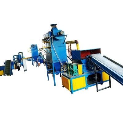 Blue 150KW Scrap Radiator Recycling Machine Copper Aluminum Recycling Plant