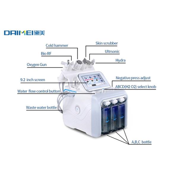 Professional 6 In 1 Hydro Facial Machine RF Oxygen Skin Care Machine