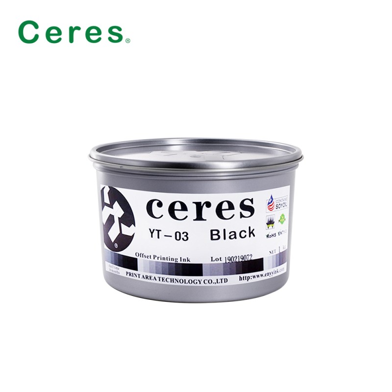 ECO-Friendly EN71-3 Conforming Solvent Based Offset Printing Ink YT-03 CMYK Ink for High-Quality Printing
