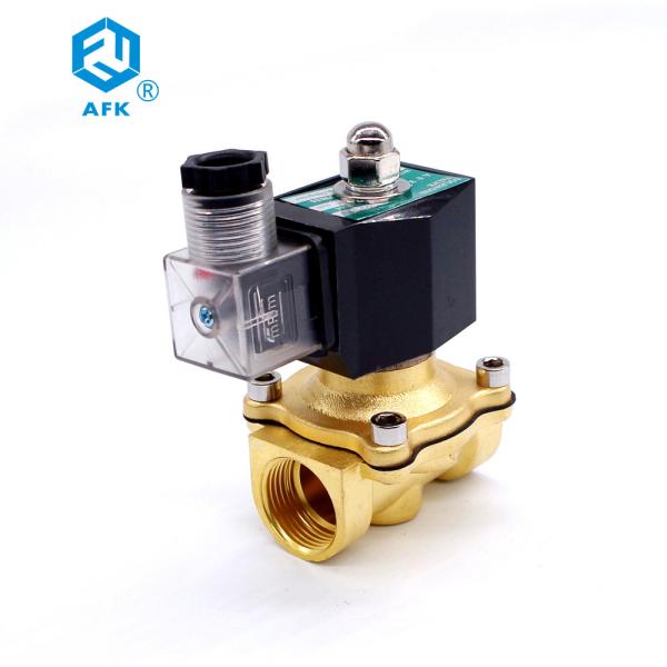 Natural Gas 3/4 Electric Solenoid Valve , NC Viton Lpg Gas Shut Off Valve