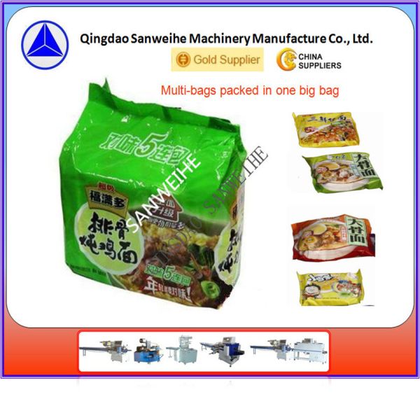 3.6КВ голубая горизонтальная машина обруча подачи более широкая Ресипрокатинг упаковочная машина фильма