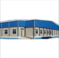Rolled Up Door Prefabricated Steel Structure Warehouse Fire Resistance