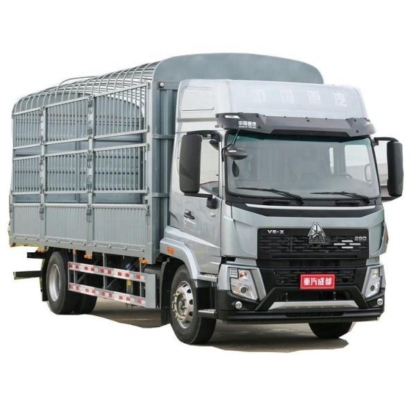 Sinotruk Chengdu Commercial Vehicle HOWo V5 220 HP 4X2 6.8m Warehouse Grid Truck with 1