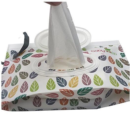 Portable wet tissue packaigng bag container, EVA custom wet tissue bag, tissue container bag,tissue packaging diaper pac
