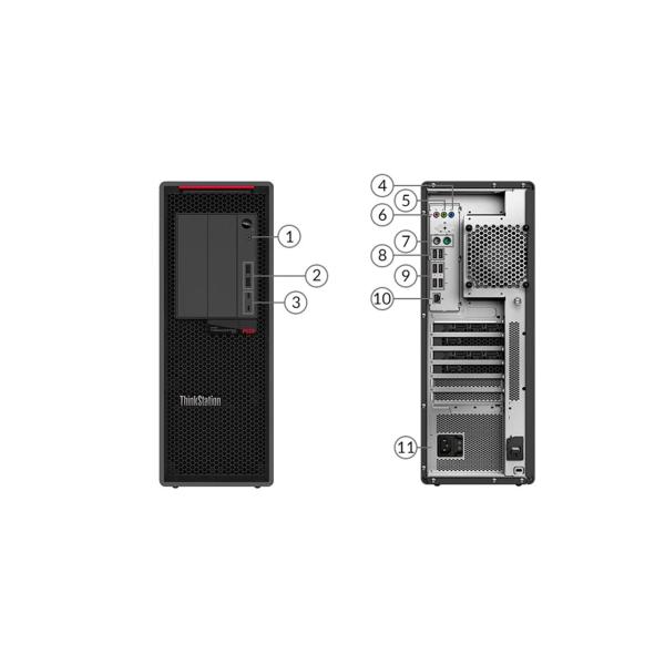Lenovo ThinkStation P620 AMD 3945WX 16G RAM 1TB HDD Professional Desktop Computer