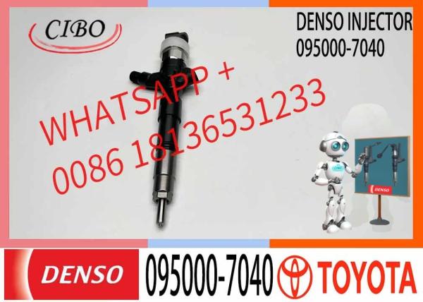 2KD Diesel Fuel Common Rail Injector 095000-7040 095000-7041 23670-39145 for Toyota Hiace 2.5 D-4D 2KD-FTV