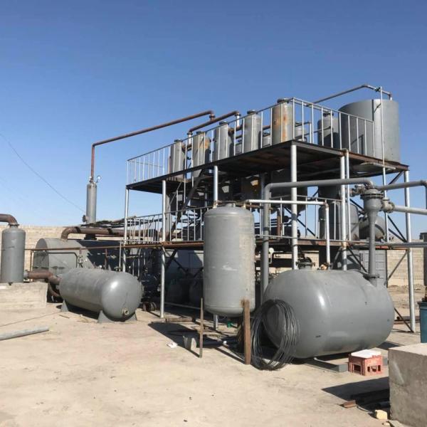 Continuous Vacuum System Used Motor Car Oil Refining Plant for Recycling Waste Oil