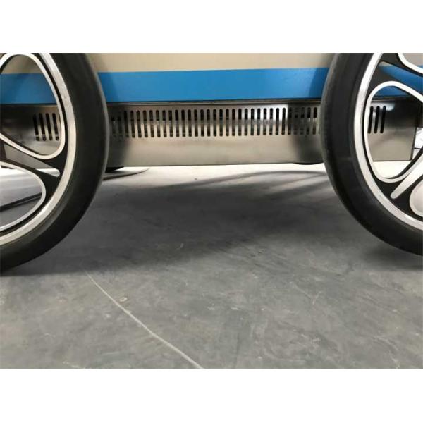 Awning Gelato Cart Mobile Ice Cream Push Cart with Wheels for Sale