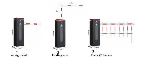 Control Mode 50kg Automatic Traffic Barrier for Effective Traffic Management