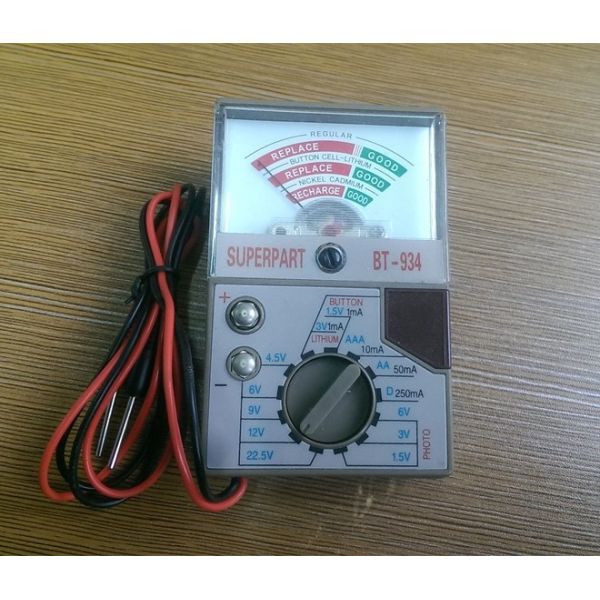 Analog Battery Tester Dry Batteries Aa 1.5v