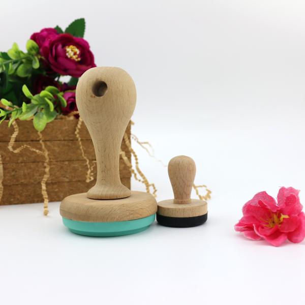 Childrens Toy Silk Printing Cartoon Cookie Stamp Gift Custom Wooden Toy Stamp