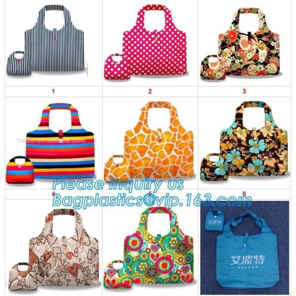 Nylon folding pocket foldable polyester shopping bag,Fashionable 420D Custom Logo Polyester Drawstring Bag bagease pack