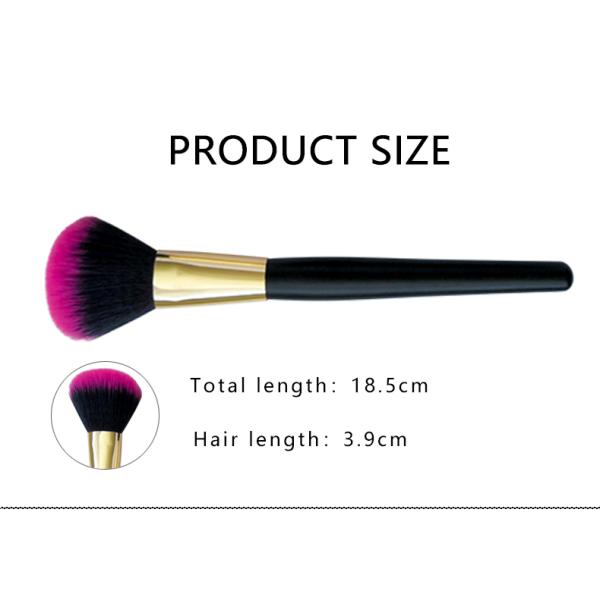 Rose Red Cosmetic Makeup Brush Set 10 Pcs For Creating Perfect Look