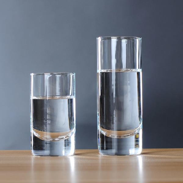 70ml 2.5oz Straight Wall Dessert Glasses Tube Shape Crystal Clear Form