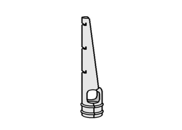 Easy Install Chain Link Fence Fittings Vertical Straight 3 Strand Barb Wire Arm