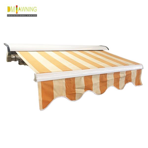 Lightweight Arm Aluminium Waterproof Retractable Awning Outdoor Awnings