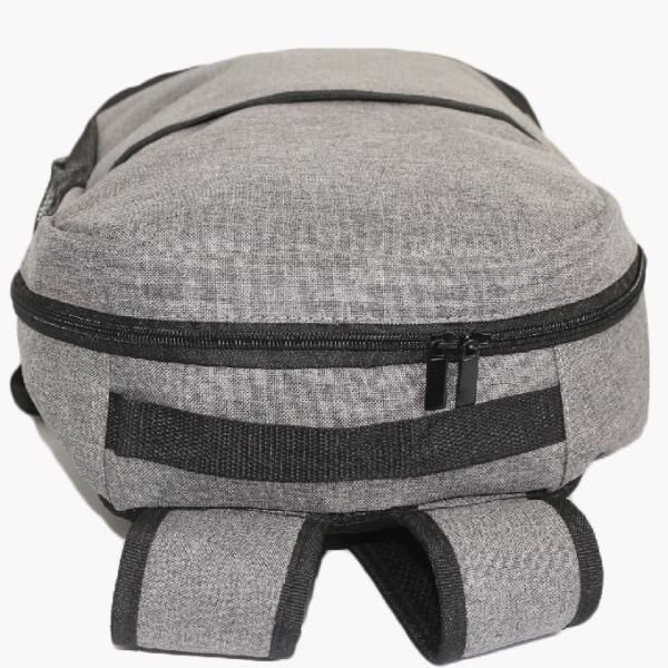 Simple Grey Backpack Computer Bag For Business Travel