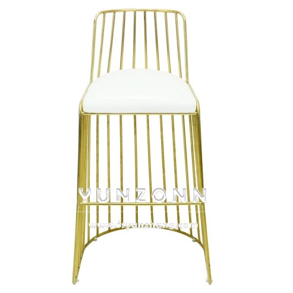 Antique Vintage Stool Bar Pub Table Chair Set Stainless Steel Plywood Sponage