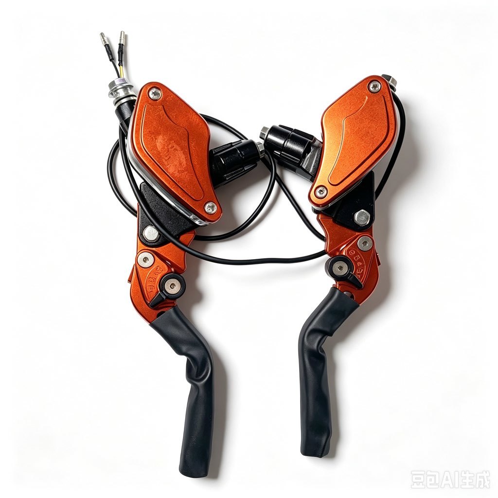 CNC Maple Leaf Brake Master Cylinder, Universal Motorcycle Modified Hydraulic Disc Brake Upper Pump
