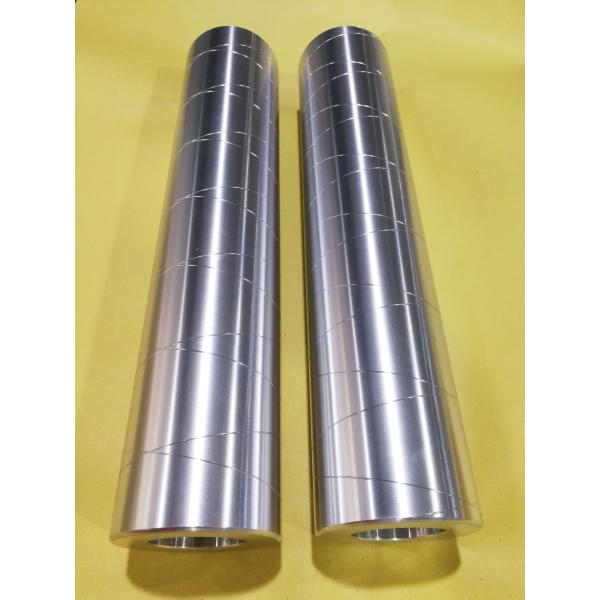 Cross Line Groove Ra0.4um Aluminum Guide Tube Roller