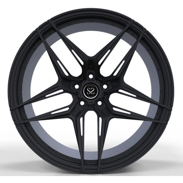 Отполированный почерните 22 дюйма 1 часть выковала колеса для гольфа GTI