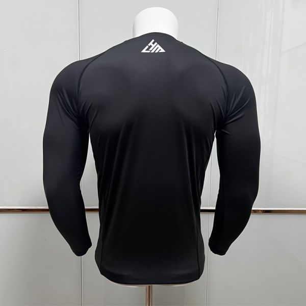 Unisex Sublimation Transfer Print Compression Rash Guard  220gsm Quick Dry For Martial Arts