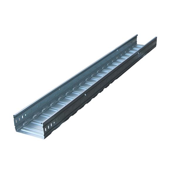 Silver Hot Dip Galvanized Cable Tray HDG Customized Bending Radius
