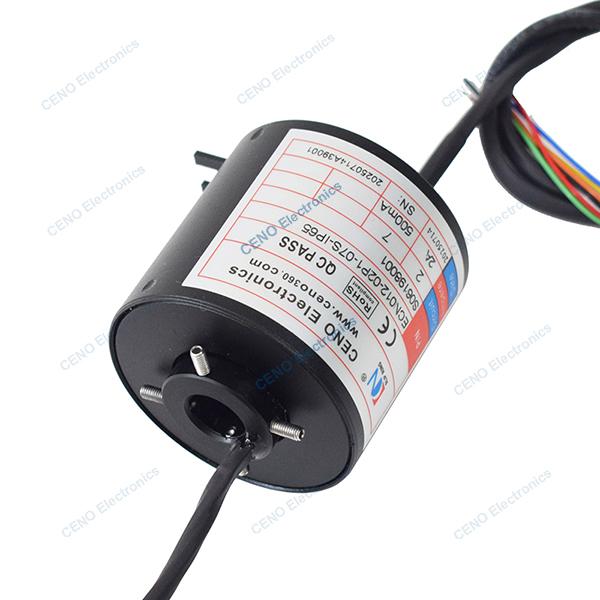 Water proof slip ring with IP66 anti-water electric power signal for industry